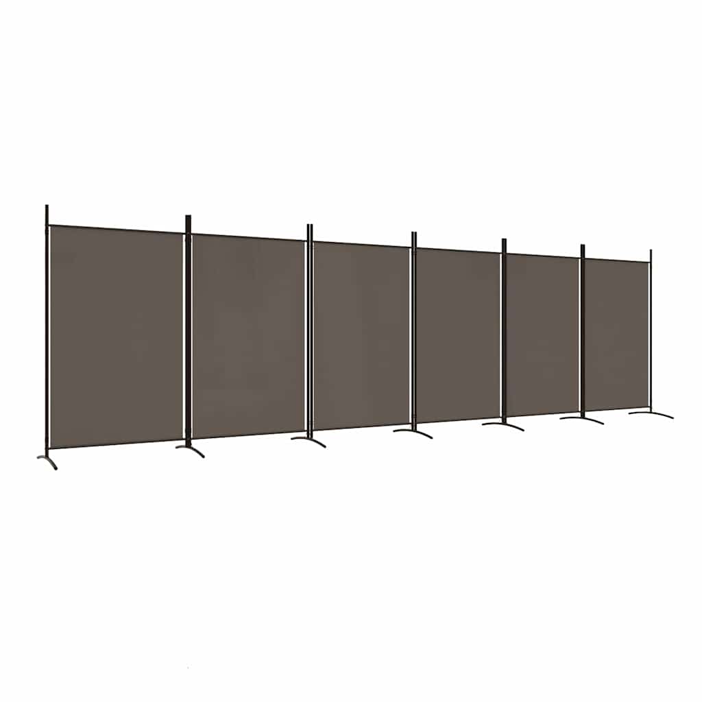 The six-panel room divider shown fully extended against a white background