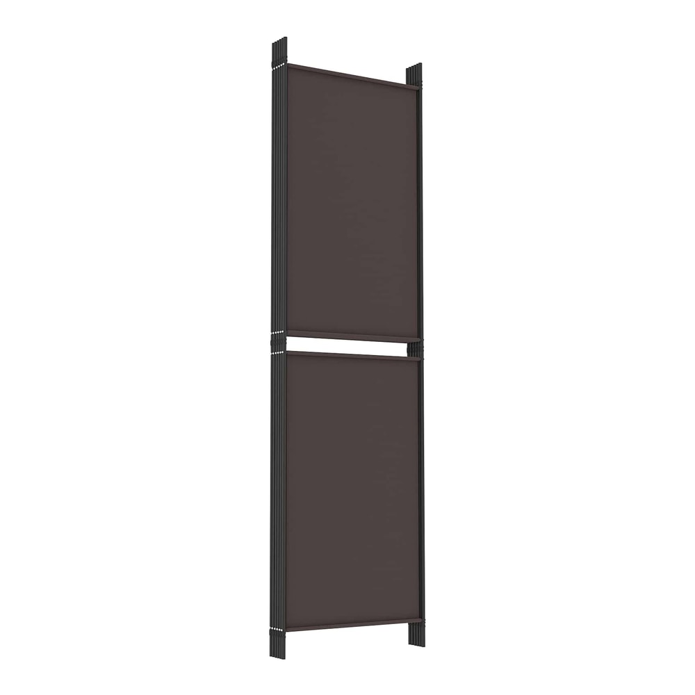 A single section of the 6-panel room divider standing upright