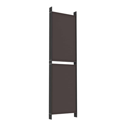 A single section of the 6-panel room divider standing upright
