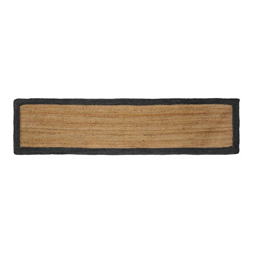 Area Rug Jute Dark grey Natural Width