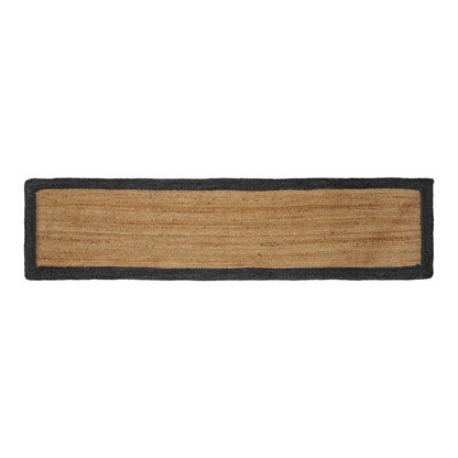 Area Rug Jute Dark grey Natural Width