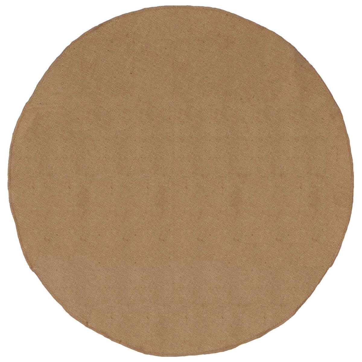 vidaXL Area Rugs Natural Jute round rug shown flat against a white background