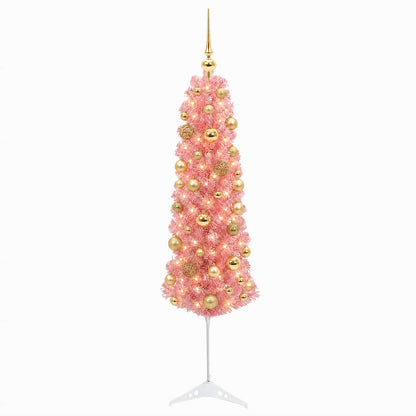 artificial slim Christmas tree