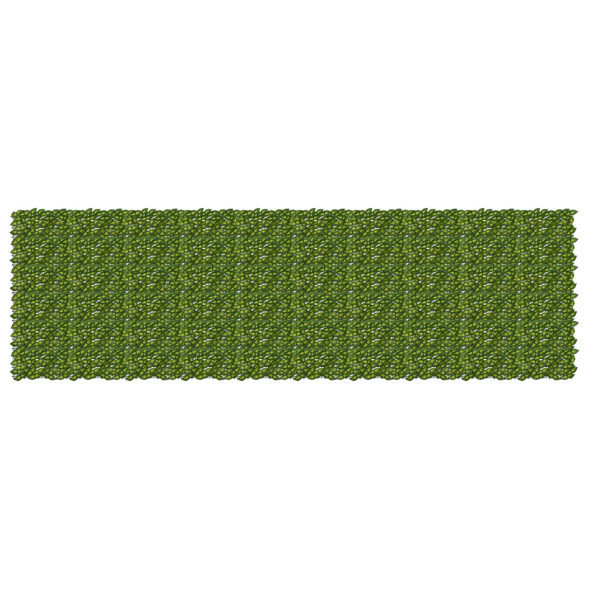 Balcony Screen with Leaves Green and yellow with perilla leaves 500 cm
