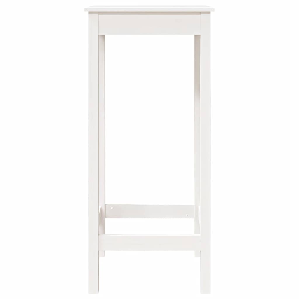 the bar table shown directly from the front on a plain white background