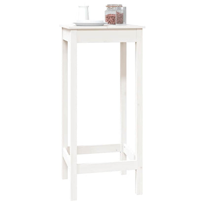 the bar table featuring kitchen items on the top surface on a white background