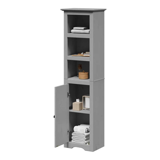 Bathroom Cabinet "BODO" 44x30x160 cm Grey