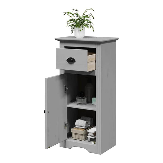 Bathroom Cabinet "BODO" 44x30x90 cm Grey