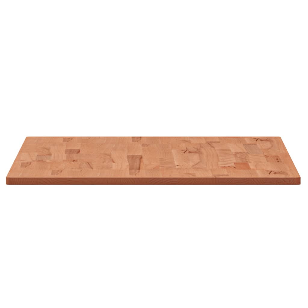 Close up of the solid wood beech countertop showing end grain construction