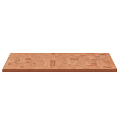 Close up of the solid wood beech countertop showing end grain construction