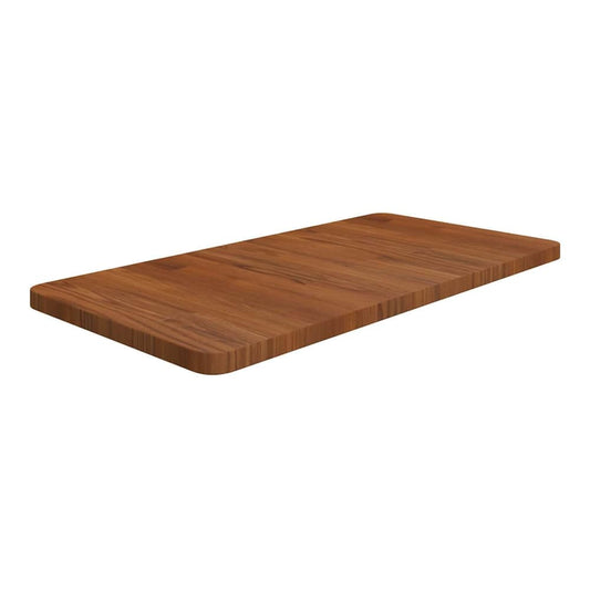 Bathroom Countertop 80x40x1,5cm Treated Solid Wood Dark brown 80 cm 2.5 cm 40 cm