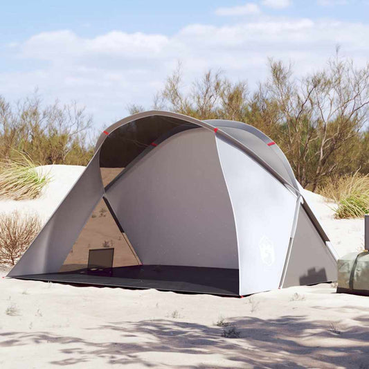 Beach Tent 2-Person Pop-up Waterproof in Grey