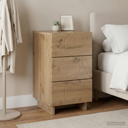 Bedside Cabinet 33.5 x 34.5 x 60 cm Artisan oak