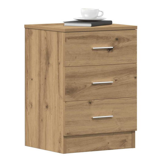 Bedside Cabinet 38x35x56 cm Engineered Wood 1 Artisan oak