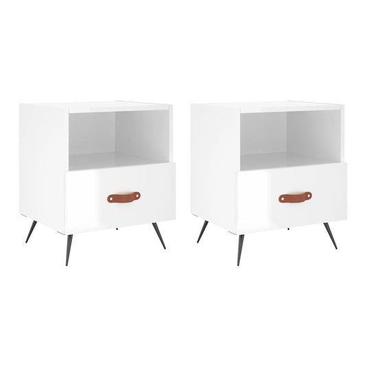 the bedside tables shown as a pair against a plain white background