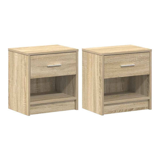 the bedside tables shown as a pair against a plain white background
