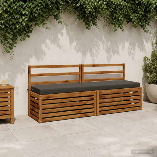 Bench Cushions SOEST Polyester Melange Depth Height Width Anthracite