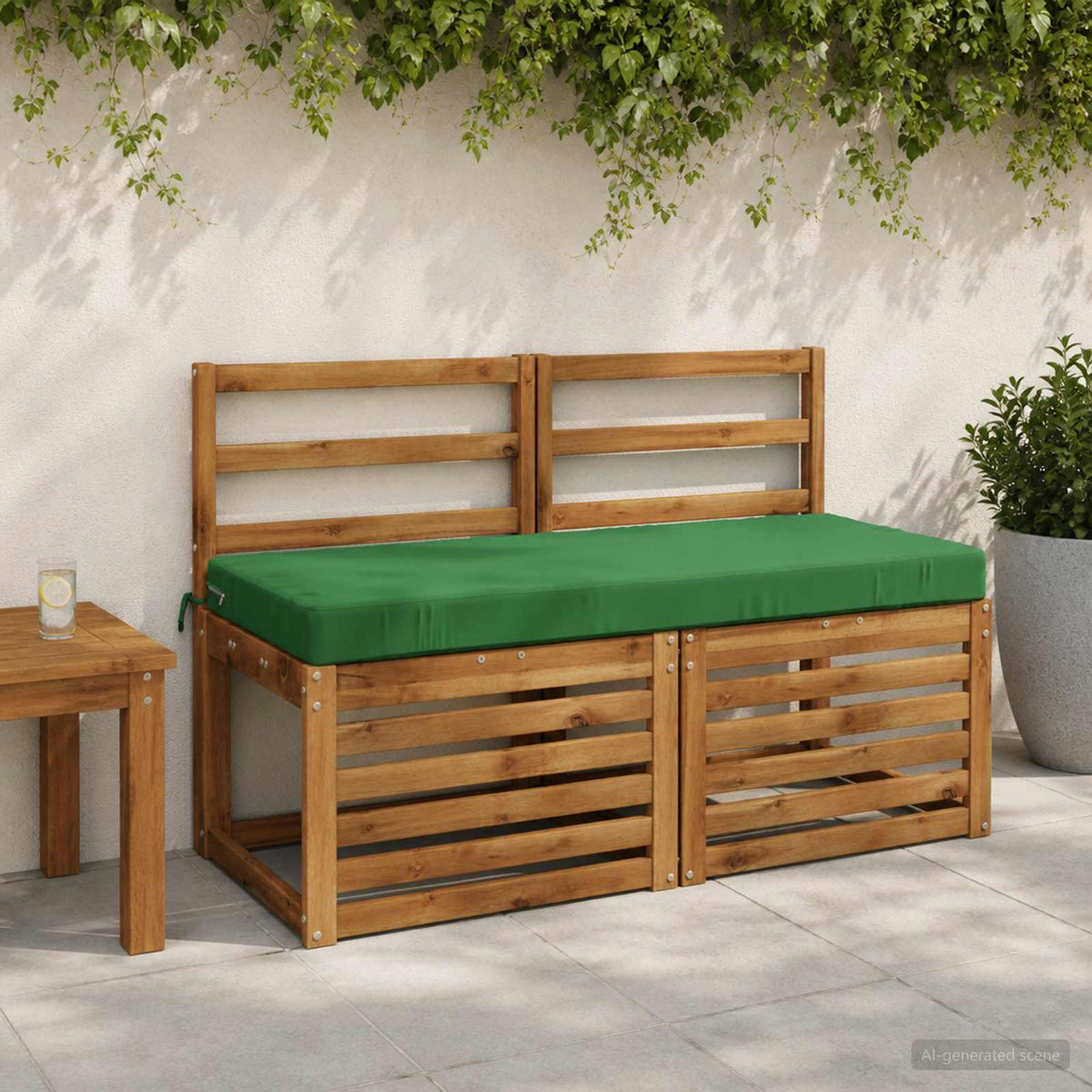 Bench Cushions SOEST Polyester Green