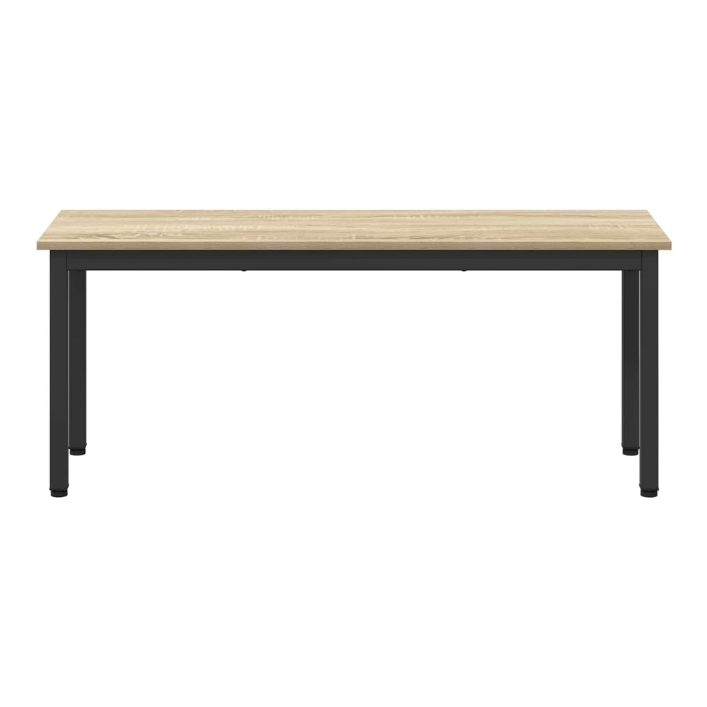 A plain view of the bench from the front