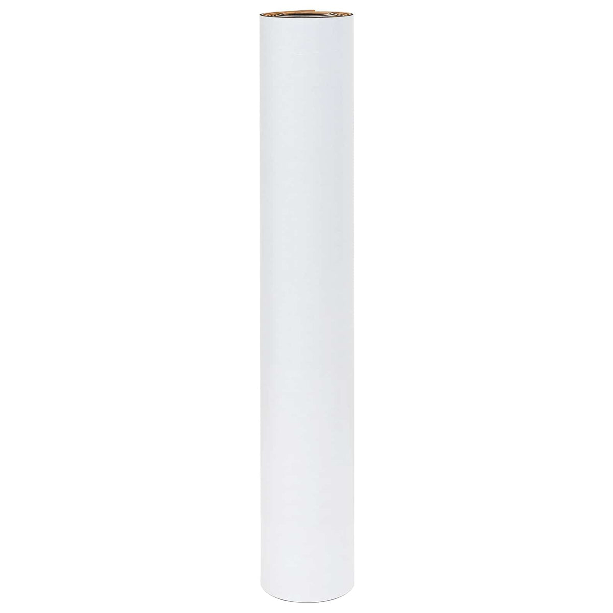 The boat mat, showing the white backing paper on a roll