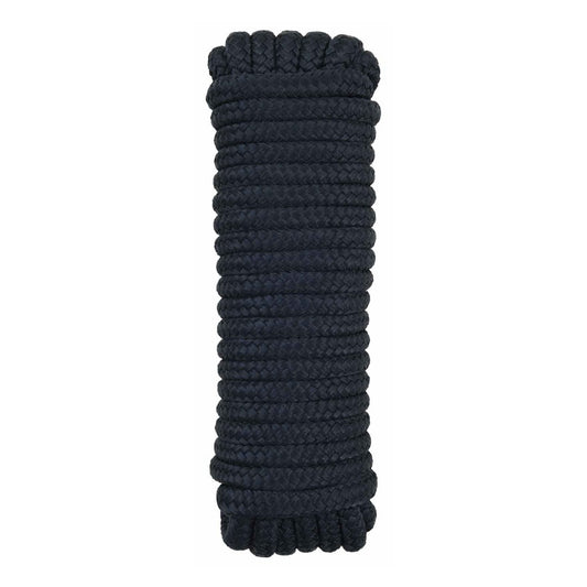 vidaXL Boat Rope 16 mm 15 m Royal Blue Polyester coiled on a white background