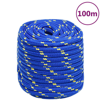 Boat Rope Blue mm 100 m Polypropylene