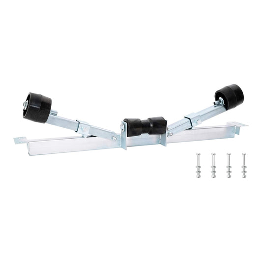 Boat Trailer Bottom Support Bracket with Keel Rollers 62.5 - 100 cm