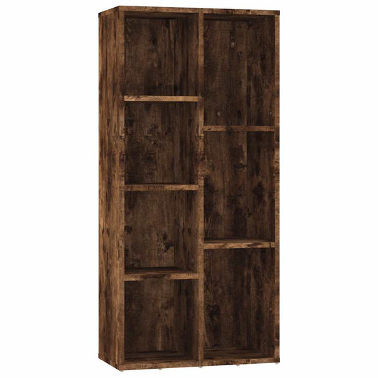 The tall Bookcases & Standing Shelves in smoked oak wood effect