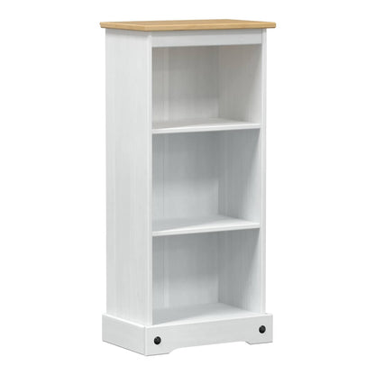the white pine wood bookcase with a natural wood top