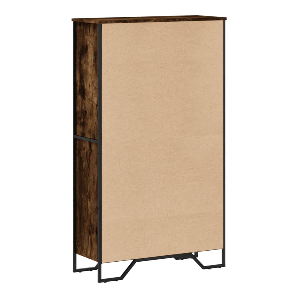 the back of the bookcase showing the plain back panel