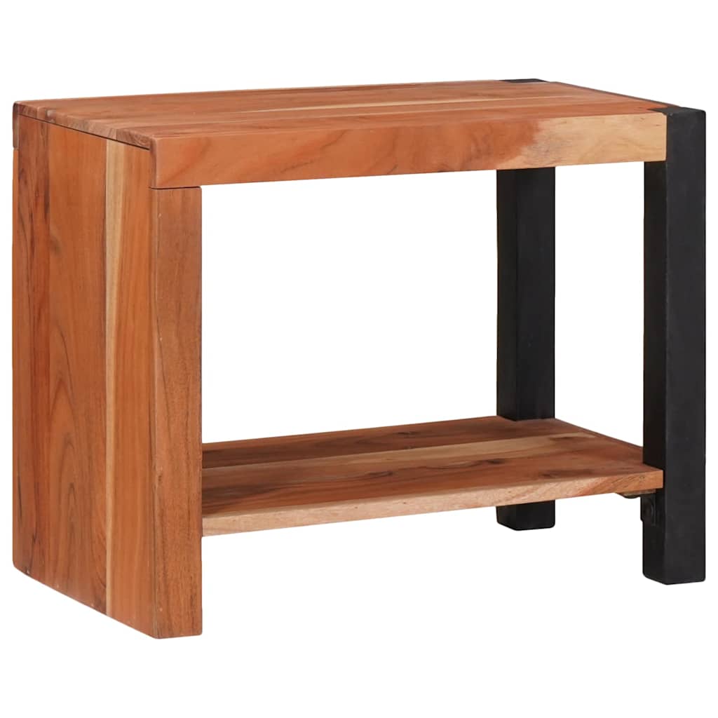 Bookshelf Brown Solid Acacia Wood 50 x 30 x 40 cm