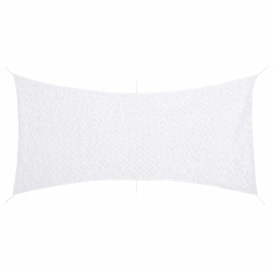 vidaXL Camouflage Net with Storage Bag White stretched out flat against a white background