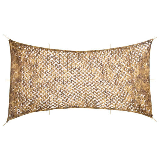 vidaXL Camouflage Net with Storage Bag Sand stretched out flat