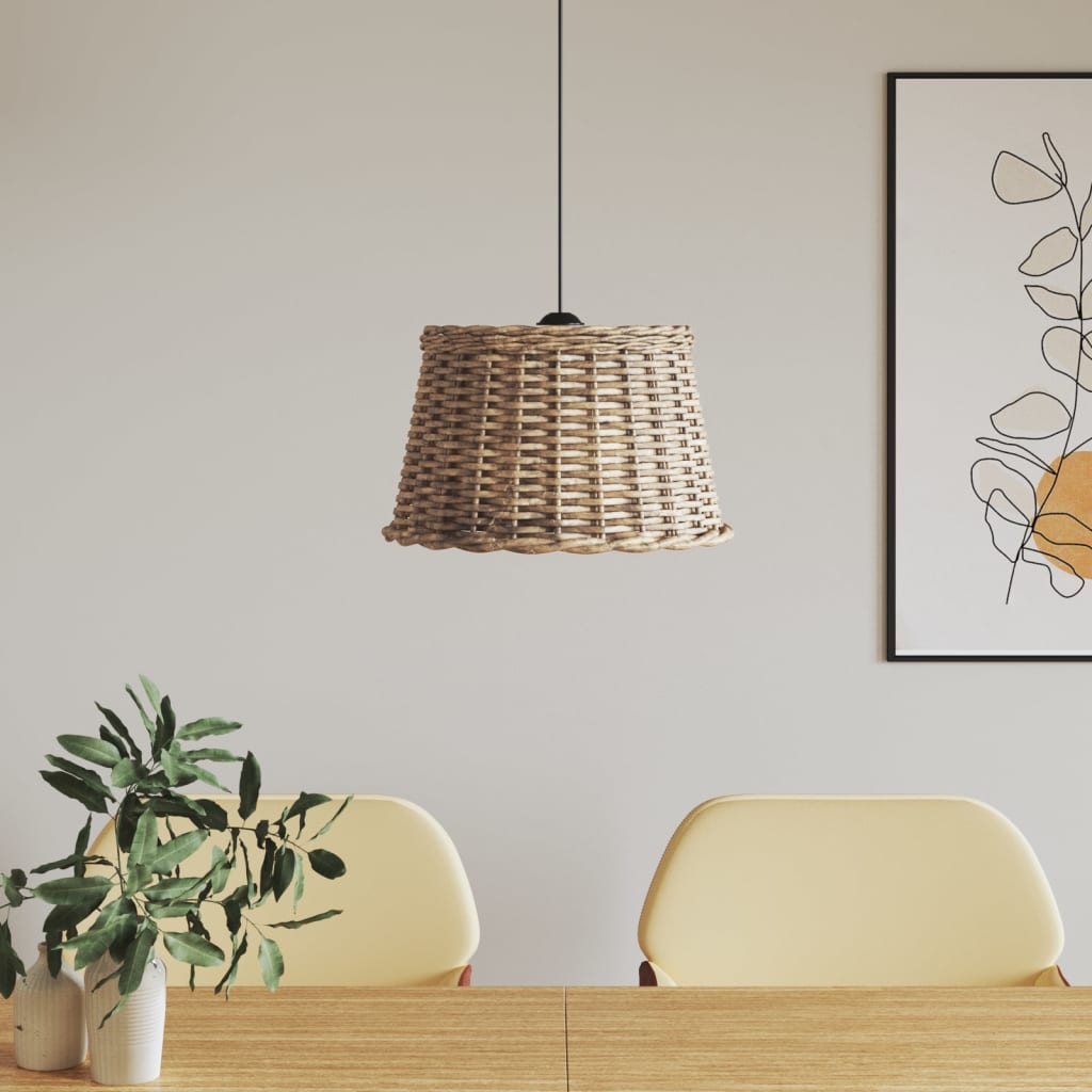 Ceiling Lamp Shade Wicker Brown Ø 45 x 28 cm
