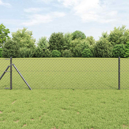 Chain Link Fence Steel Mesh size Grey Length