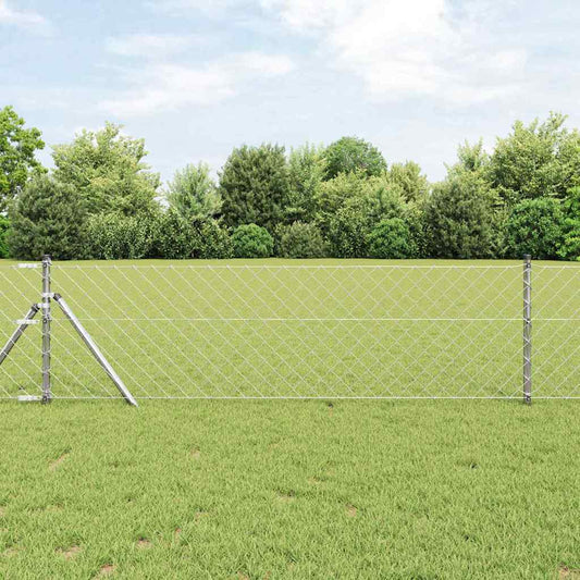 Chainlink Fence Mesh size Length Ground fix Galvanised steel