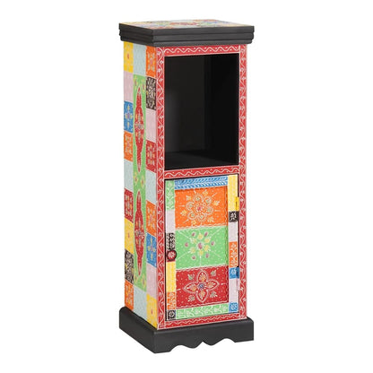 The chest of drawers showing the full unit with the cupboard door closed