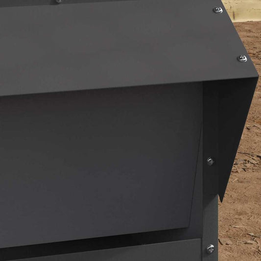 Chicken Feeder 40.5 x 45 x 41 cm 20 kg Black