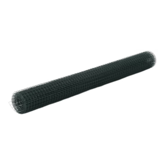 Chicken Wire Fence Galvanised with PVC Coating Green Length 12 mm 10 x 0.4–50 x 0.5 m 10 x 1.5 m