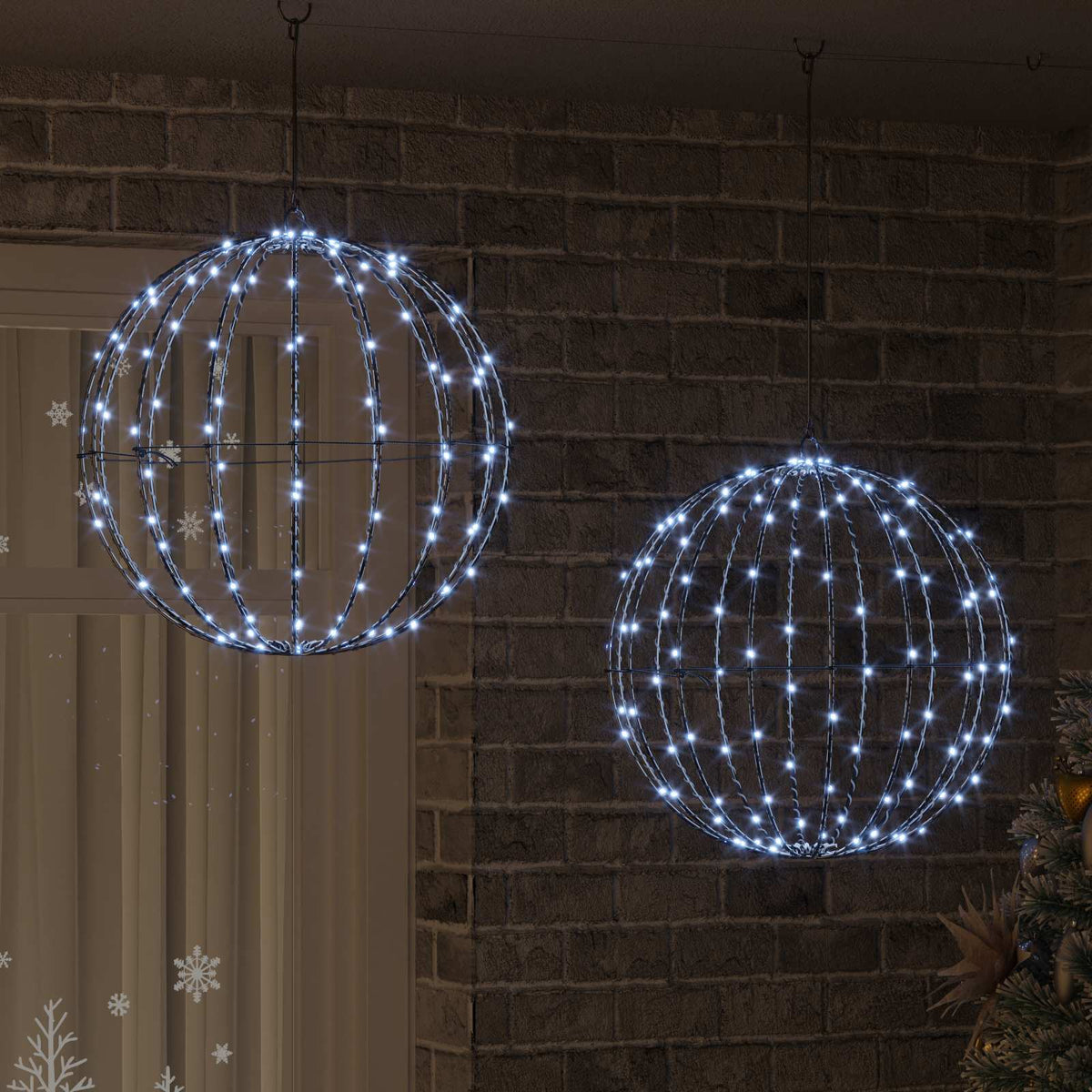 Christmas Finial Light 192 LEDs 2 Cold white