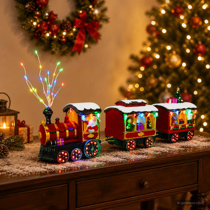 Christmas Train SALO Resin Multicolour
