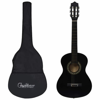 Classical Guitar for Beginner with Bag Black 1/2 34