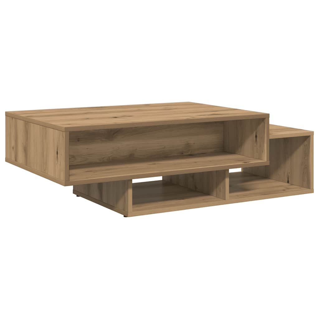 The coffee table viewed from the opposite side against a white background