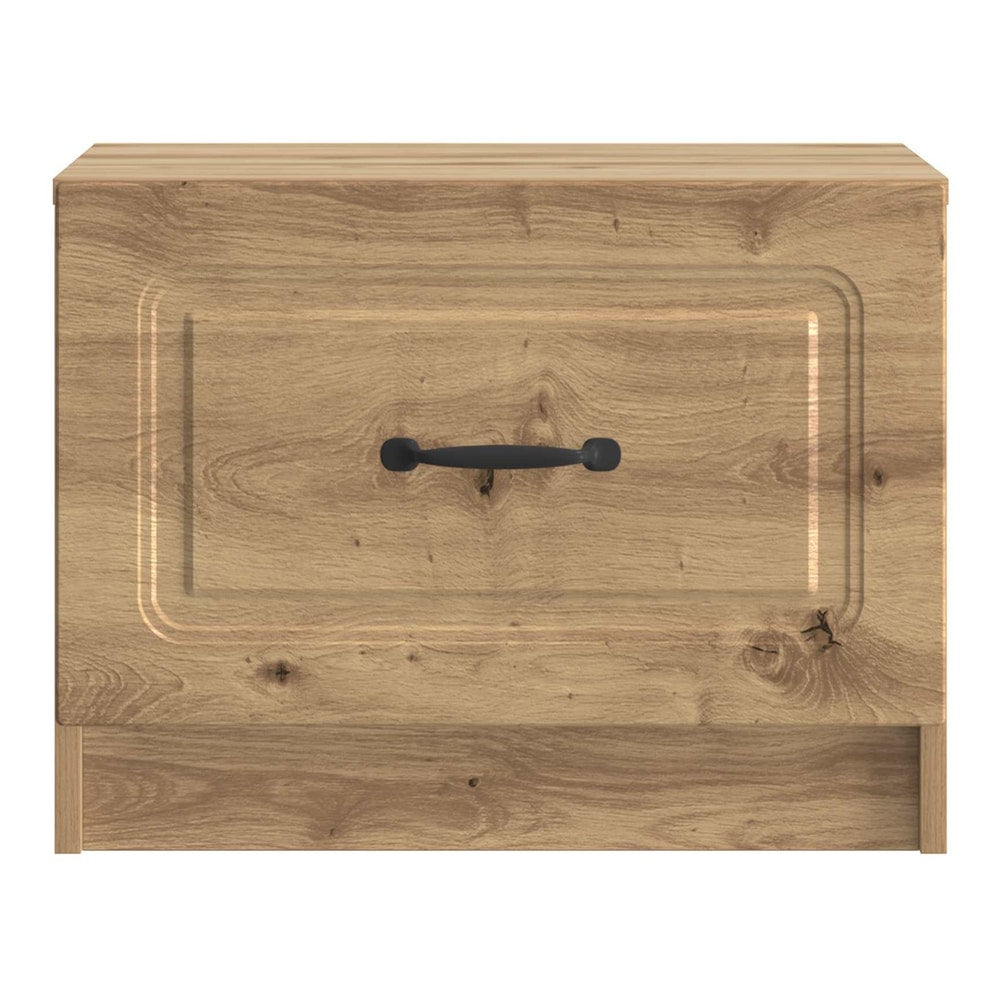 The coffee table with its drawer front detail