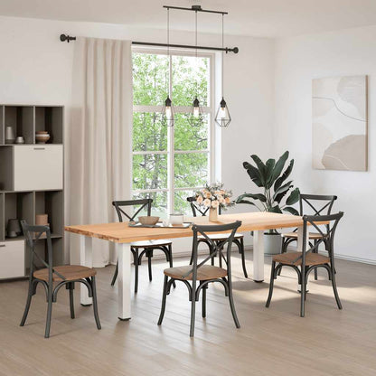 Coffee Table Legs 4 pcs 30-32 Steel White 72-74 cm (80 mm)