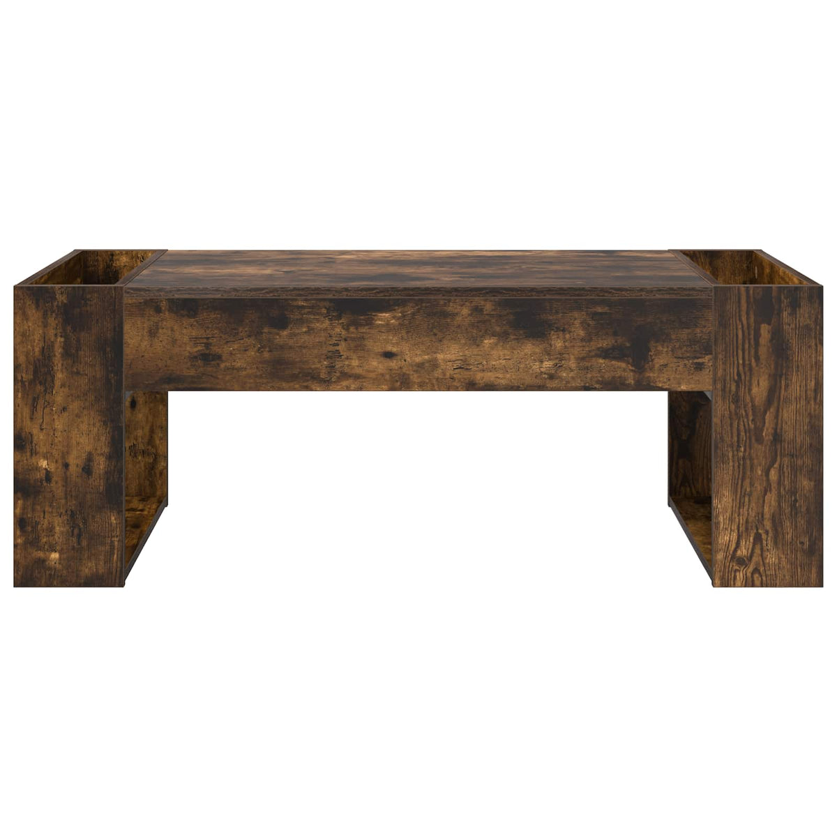 The coffee table viewed from the side