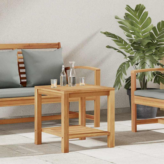 vidaXL Coffee Table with Storage Brown 45 x 45 x 45 cm Solid Teak Wood 1