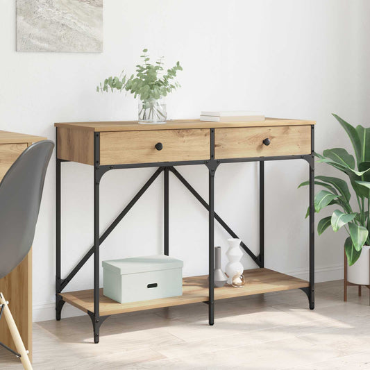 Console Table 100x39x78,5 cm Engineered Wood Artisan oak