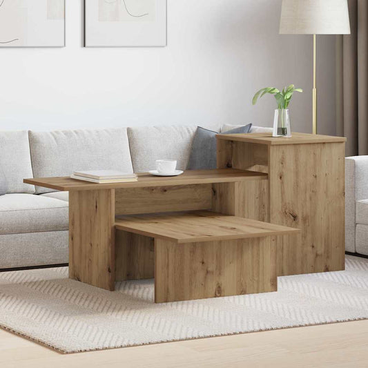 Console Table 91.5 x 35 x 38.5 cm Engineered Wood Artisan oak