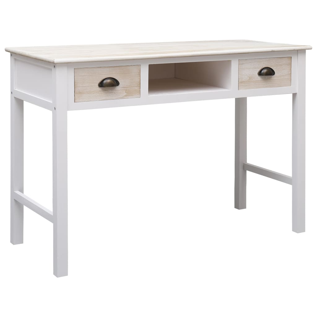Console Table with two drawers and an open shelf in the middle
